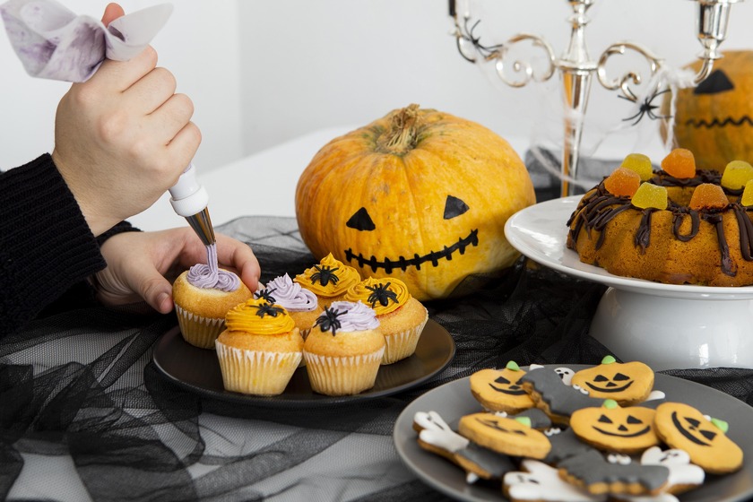 koláčiky na halloween