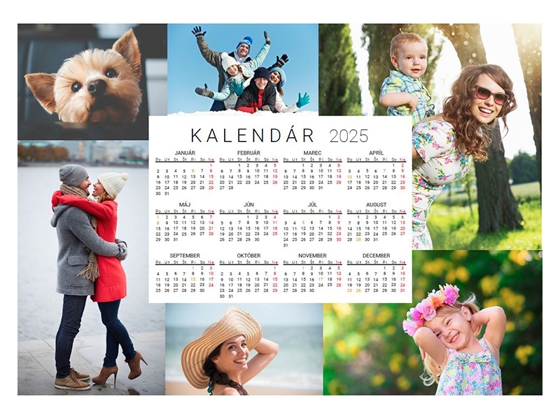 Kalendár s vlastnými fotografiami