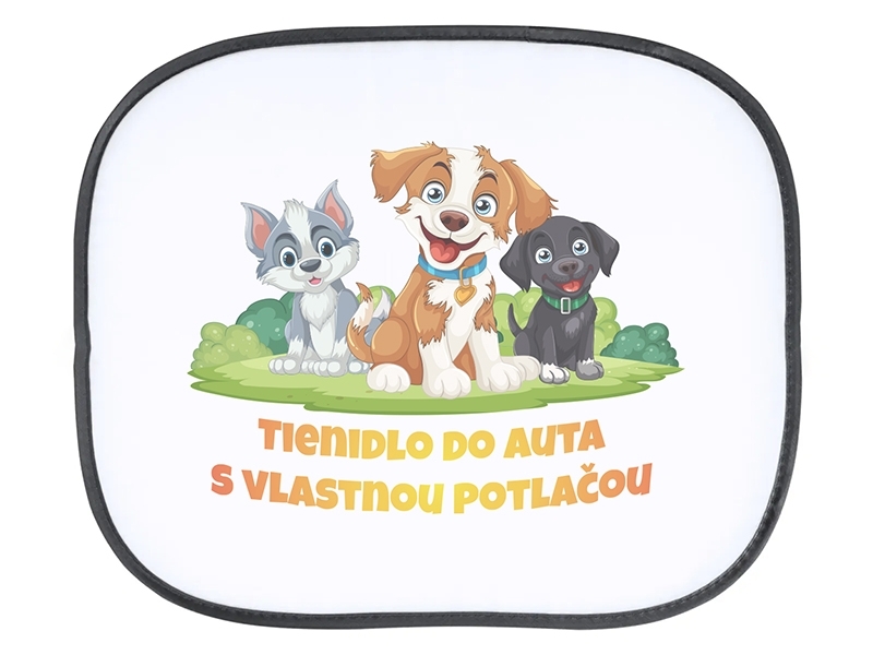 Tienidlo do auta s potlačou